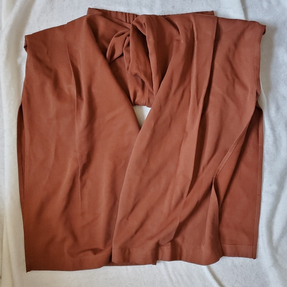 Zara TRF teracotta Palazzo pants Size XS - Picture 6 of 8